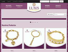 Tablet Screenshot of luxis.com.mx